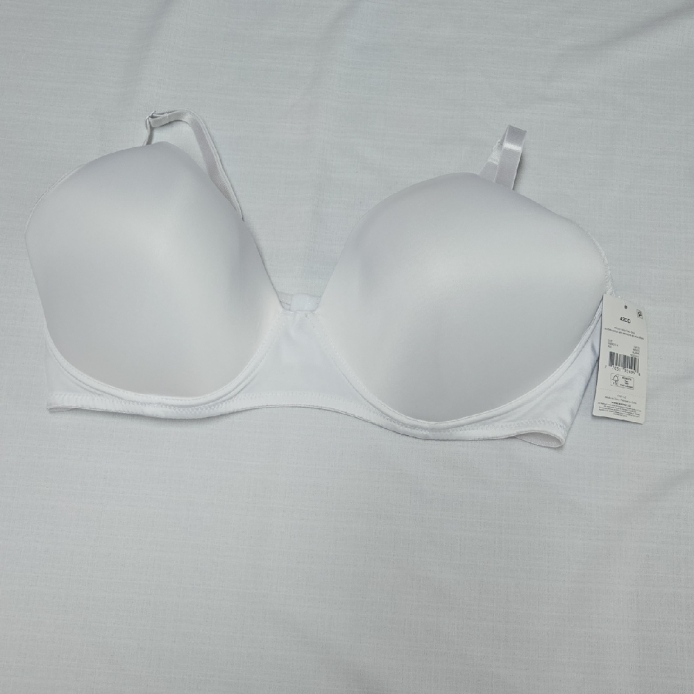 George Women's Pure White Bra